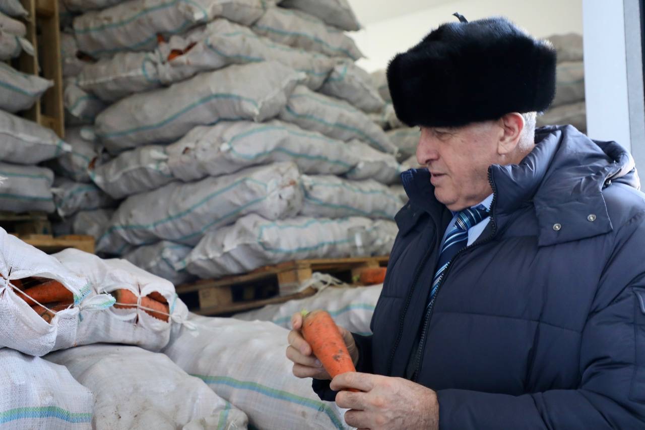 Новое овощехранилище на 1,5 тыс. тонн заработало в Левашинском районе