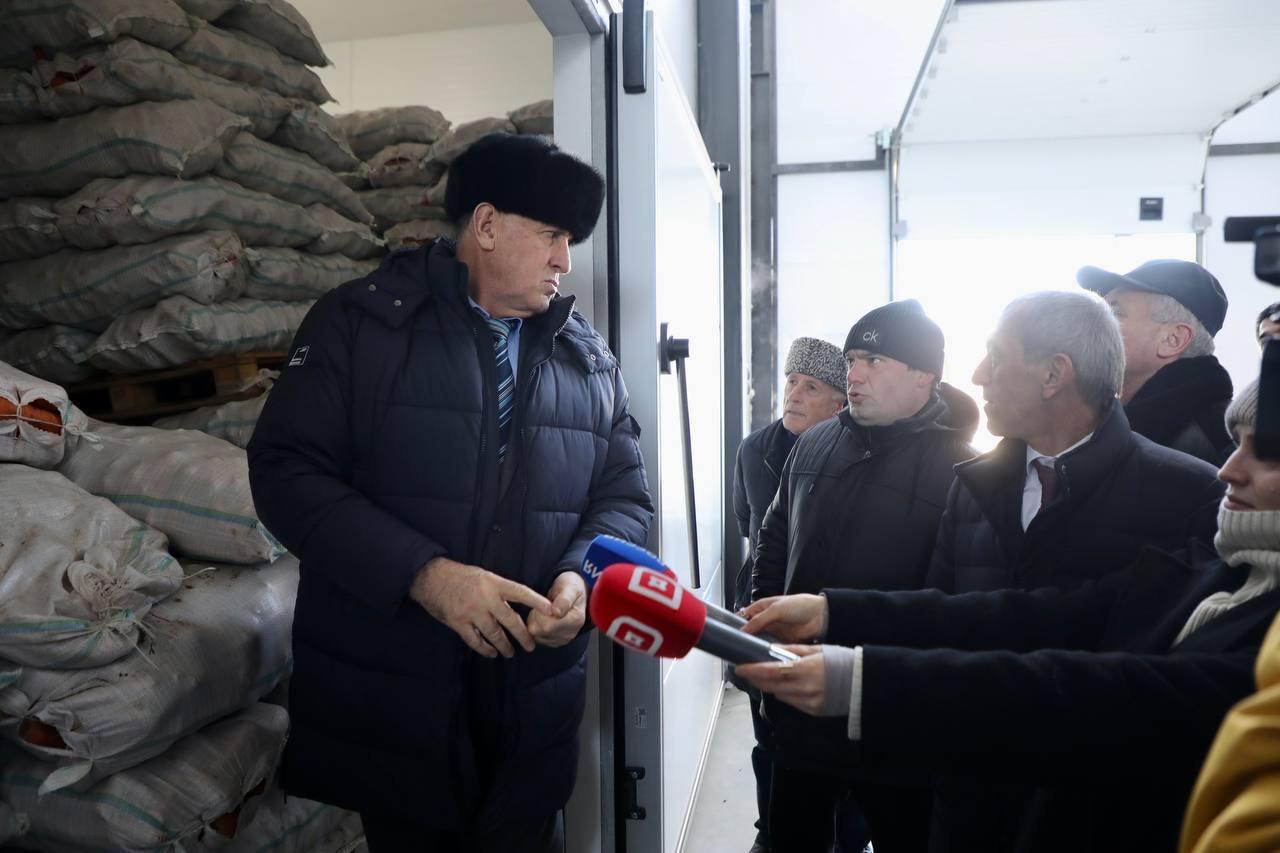 Новое овощехранилище на 1,5 тыс. тонн заработало в Левашинском районе