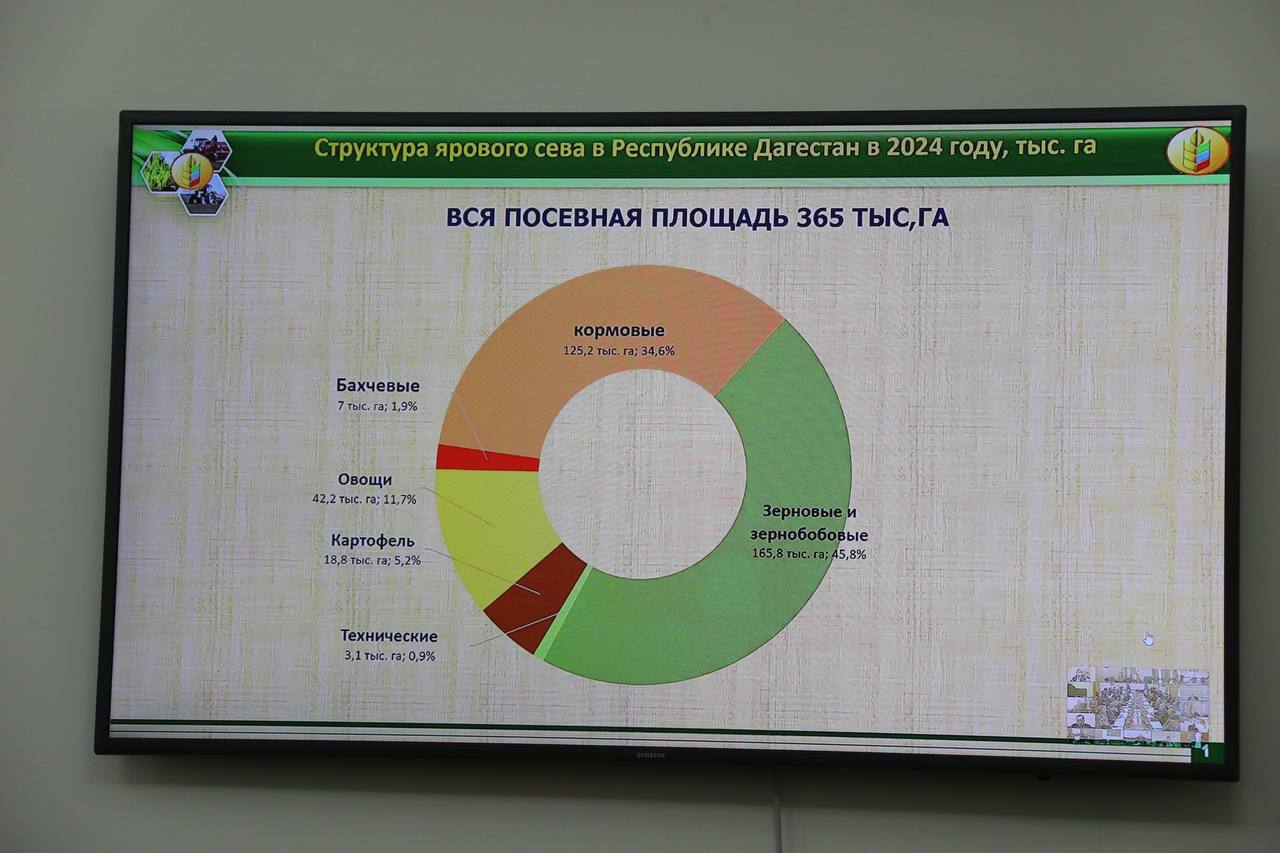 Дагестан – в десятке лидеров в рейтинге субъектов РФ по развитию растениеводства