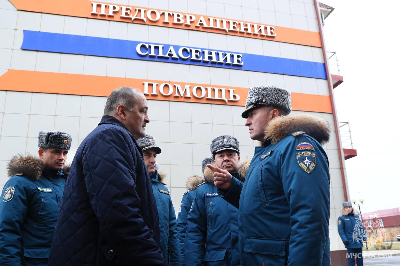 Глава МЧС России Александр Куренков с рабочим визитом посетил Дагестан