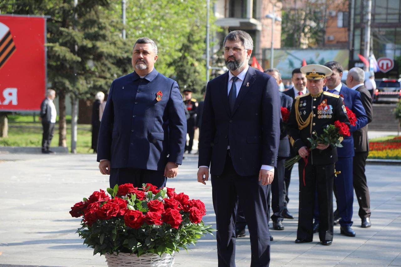 Магомед Рамазанов принял участие в праздничных мероприятиях, приуроченных Дню Победы