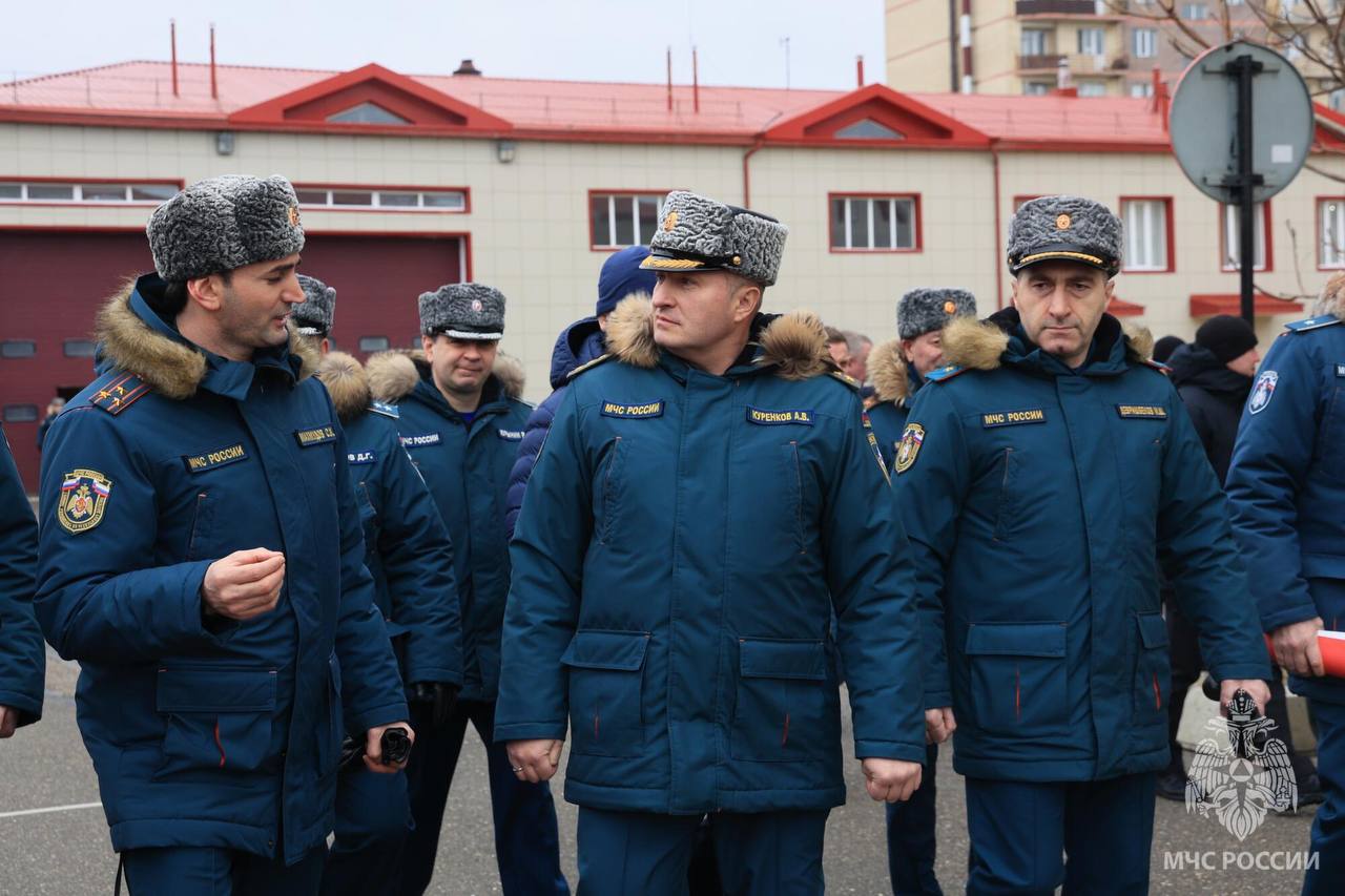 Глава МЧС России Александр Куренков с рабочим визитом посетил Дагестан