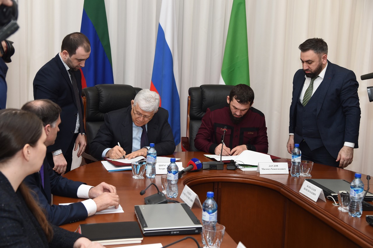 Дагестанская делегация посетила Чеченскую Республику