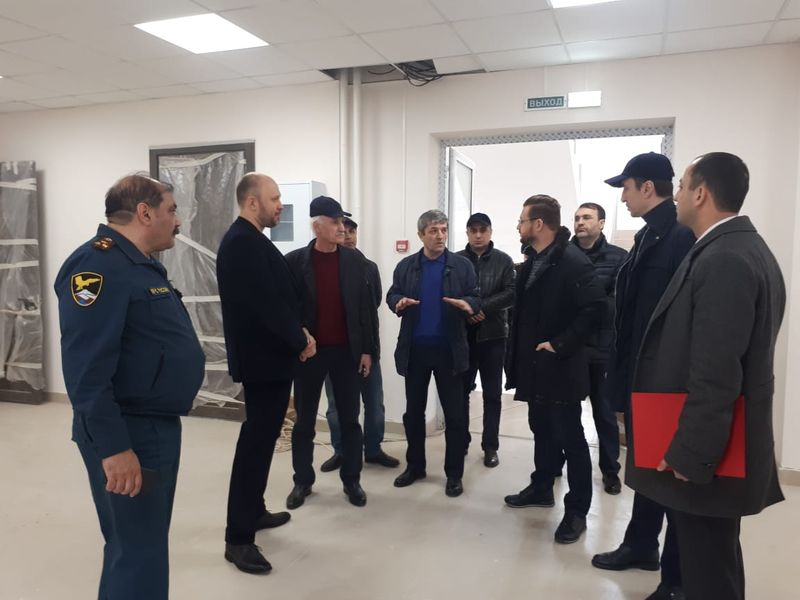 Рамазан Джафаров проверил ход строительства здания Ситуационного центра региона