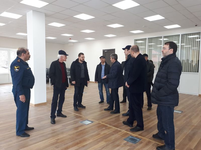 Рамазан Джафаров проверил ход строительства здания Ситуационного центра региона