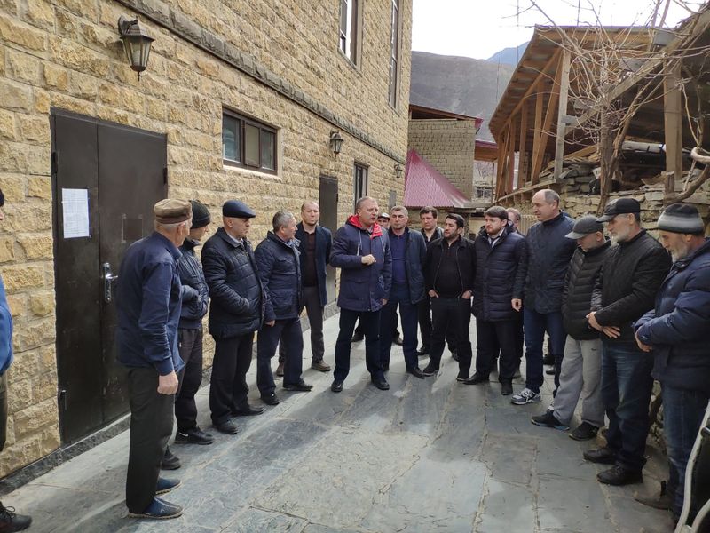 Владимир Лемешко и Валерий Кантеев посетили Цумадинский район
