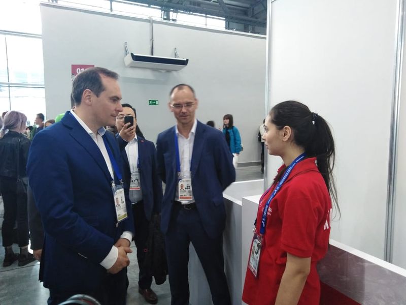 Артём Здунов встретился со сборной Дагестана на Нацфинале чемпионата WorldSkills в Казани