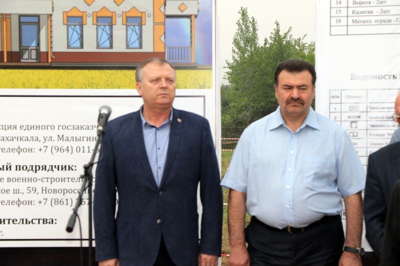 В Магарамкентском районе состоялась закладка символического камня под строительство детского дошкольного учреждения