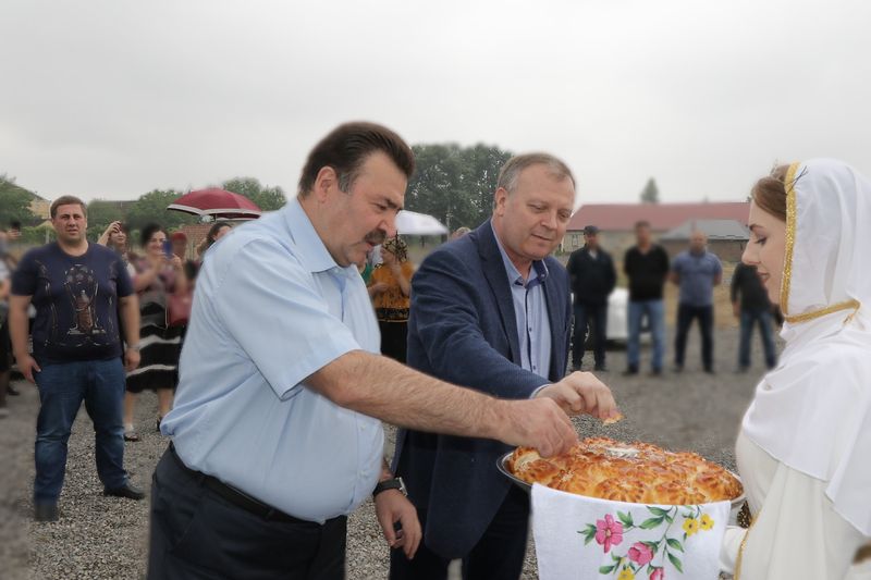 В Магарамкентском районе состоялась закладка символического камня под строительство детского дошкольного учреждения