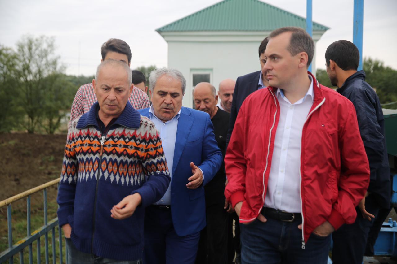 Премьер-министр Дагестана проинспектировал состояние гидротехнических сооружений Каргалинского гидроузла
