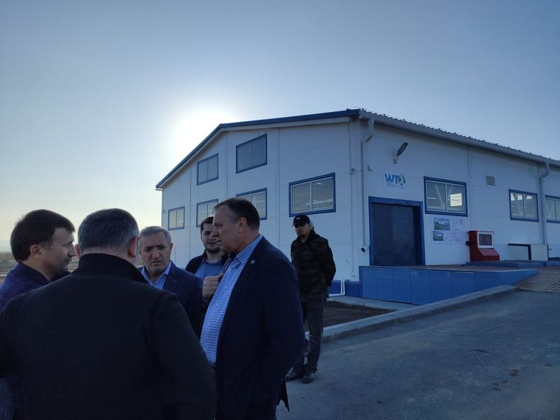 В переселенческом Новолакском районе завершилось строительство наружных сетей канализации и канализационных очистных сооружений