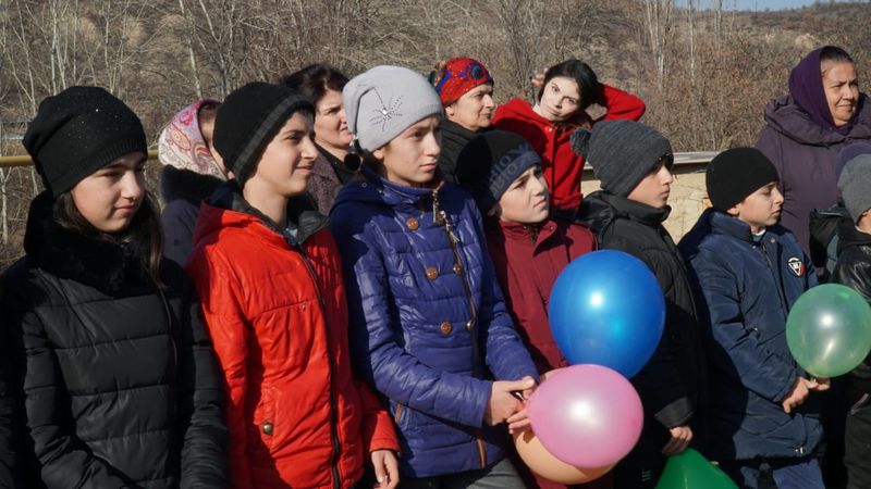 В с. Асаликент Сулейман-Стальского района состоялась торжественная церемония пуска газа