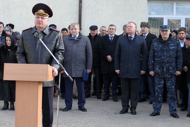 В Дагестане торжественно открыли памятник Герою России Магомеду Нурбагандову