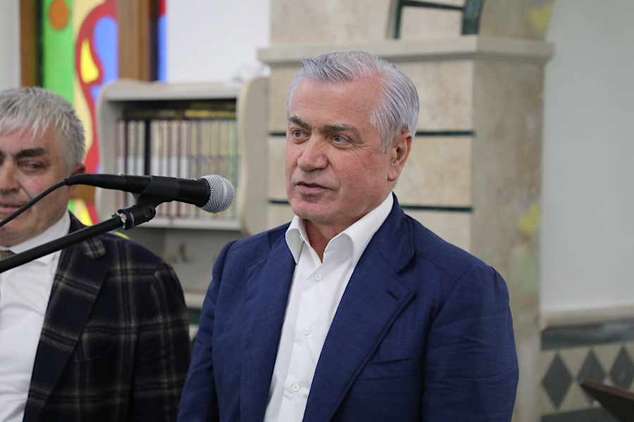 Абдулмуслим Абдулмуслимов принял участие в открытии новой мечети в селе Кудиябросо Ахвахского района