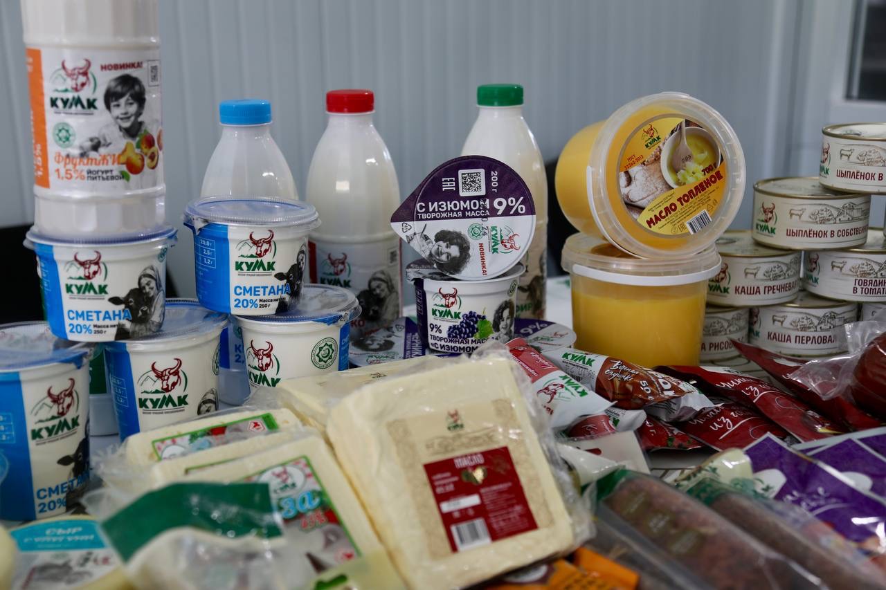 В новом цеху Кизляр-Урицкого мясокомбината производят молочные продукты высокого качества  