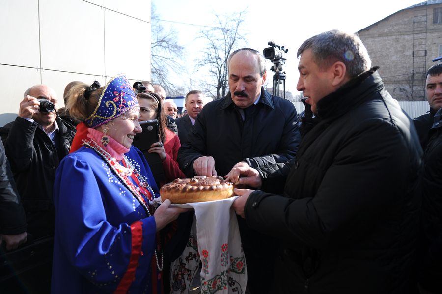 Глава Дагестана и министр регионального развития России посетили г. Дагестанские Огни