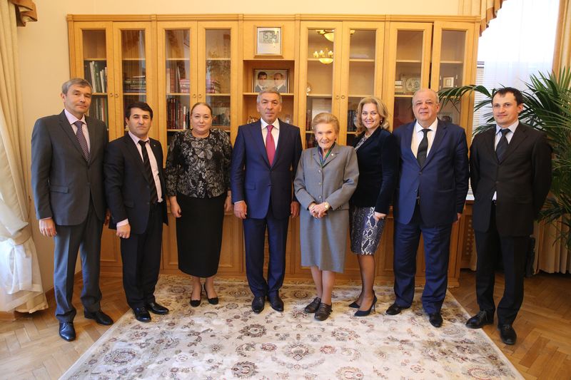 Абдусамад Гамидов встретился с княгиней Ольгой Куликовской-Романовой